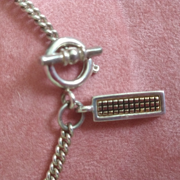 VINTAGE LAUREN RALPH LAUREN SILVER CHARM NECKLACE - Picture 2 of 5